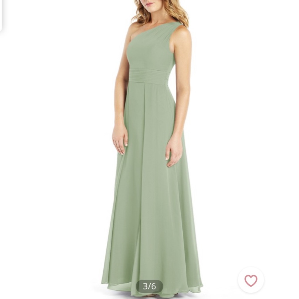 Azazie Dallas Sage One Shoulder Bridesmaid Dress